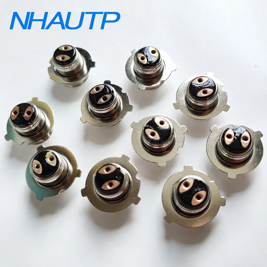 

NHAUTP 10Pcs P15D-25-3 Lamp Base Socket Plug Motocycle Light Accessories