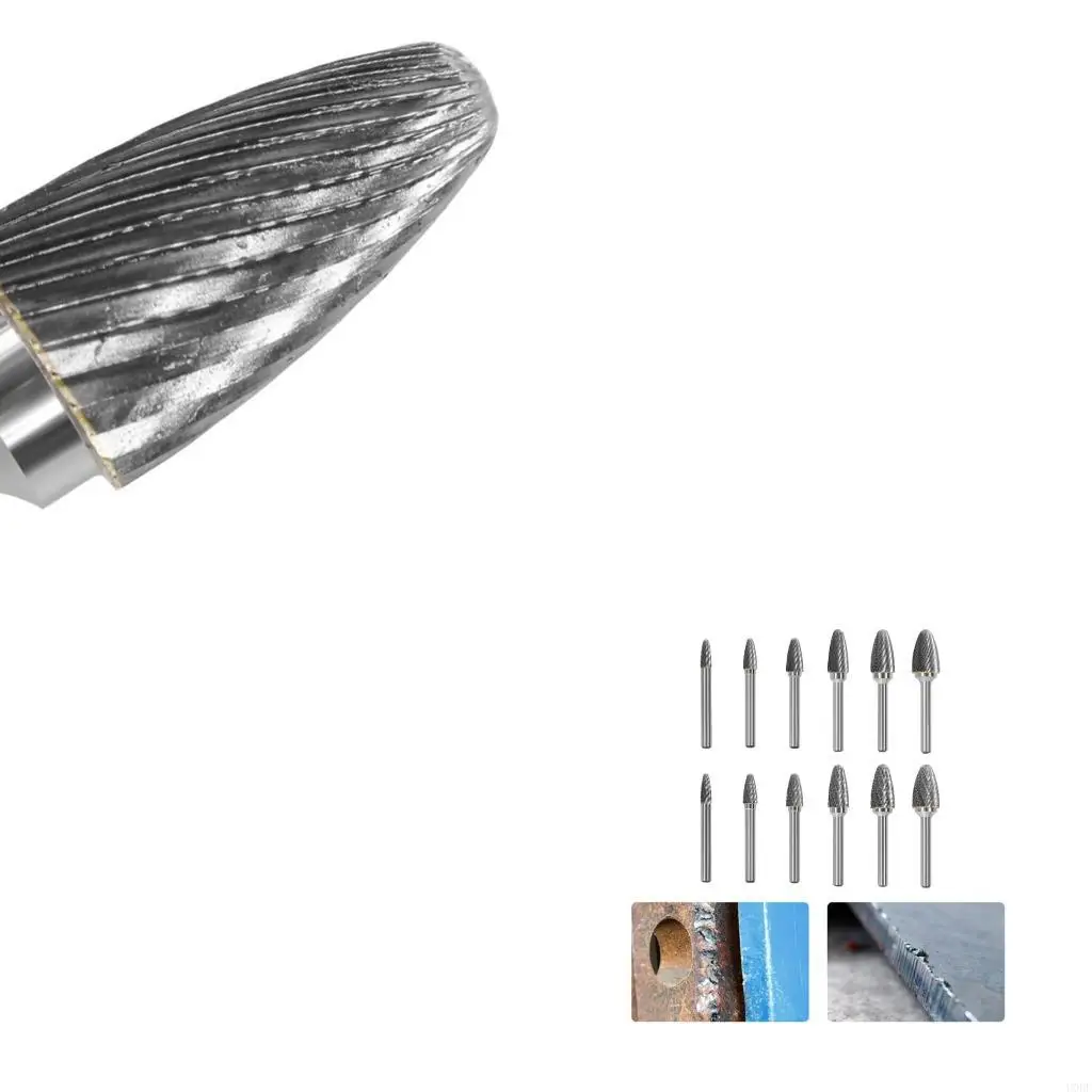 

Высокопроизводительные карбиды, роторный напильник, фрезерный резак для металла, гладкое удаление стружки, 6000-50000 об/мин,