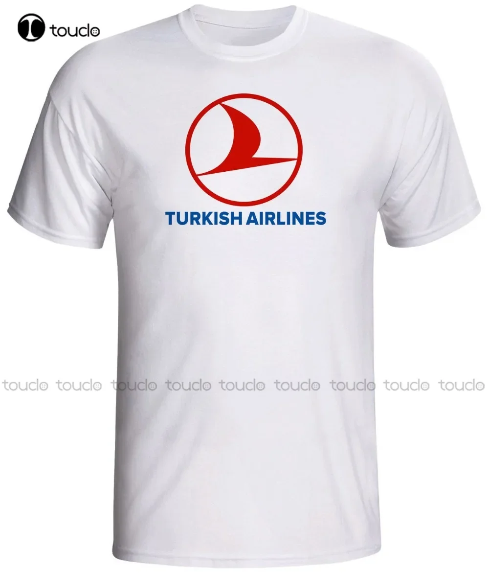 New Brand Turkish Airlines Shirt Retro Vintage Rude Top Tee Unisex Custom Aldult Teen Unisex Digital Printing Tee Shirts Xs-5Xl