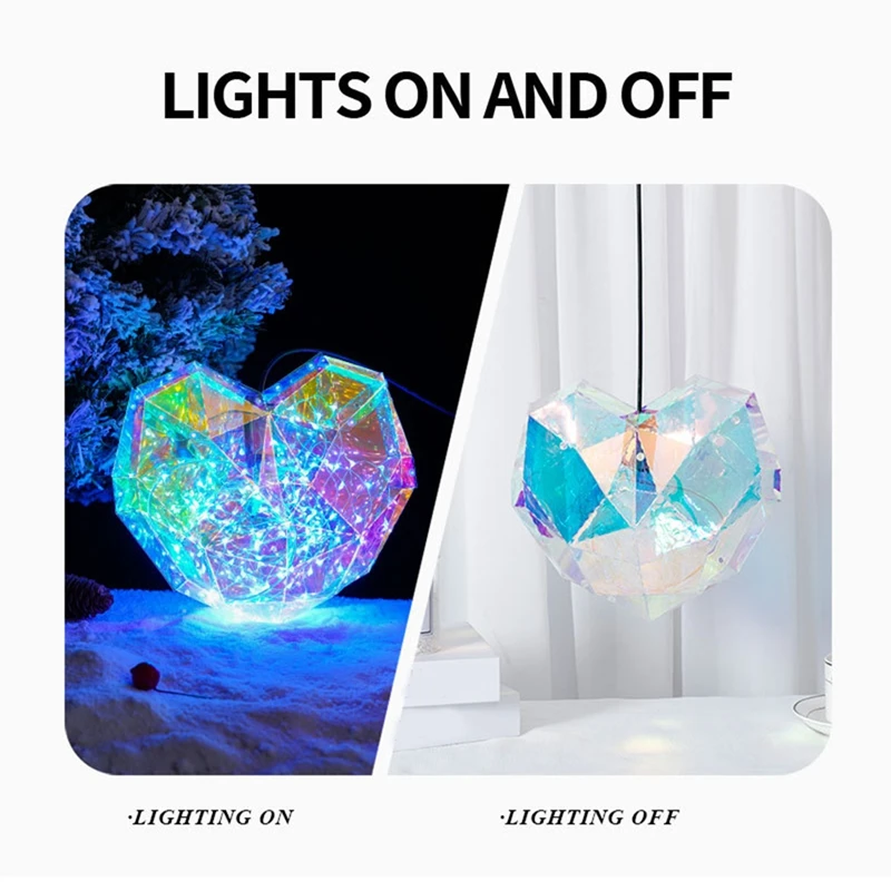 1 шт., USB-ночник в виде сердца