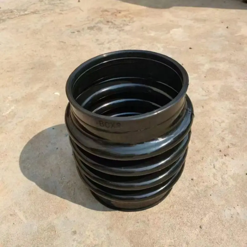 black Wacker Rammer Bellow 170 X 245mm Wacker BS600, BS700 OEM 1006882 Corrugated Pipe Concrete Machinery Parts 1PC