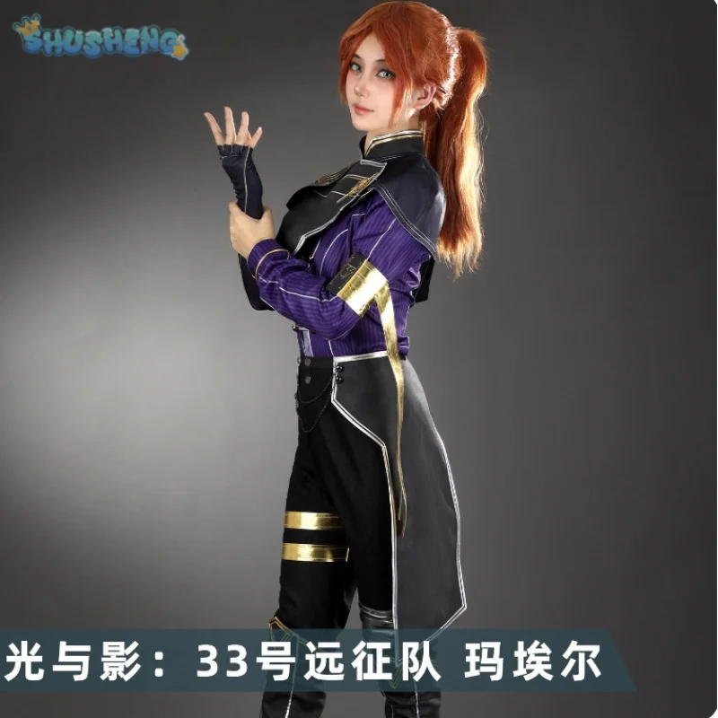 Maelle تأثيري كلير Obscur: إكسبيديشن 33 زي لعبة أنيمي اكسسوارات الحفلات الدعامة موحدة هالوين لعب دور الملابس الملابس #2