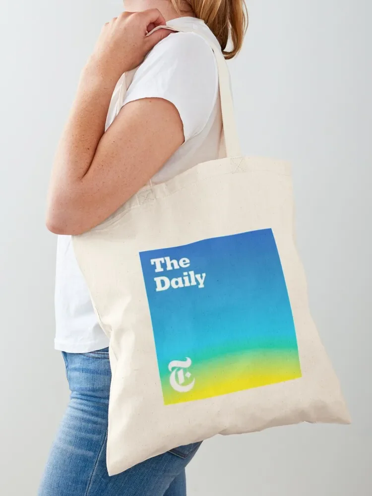 

The Daily (NY Times) Tote Bag tote bag woman supermarket folding bag cute pouch tote bags cloth bags