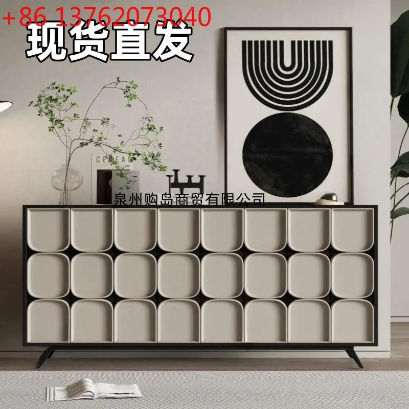 

Обеденный боковой шкаф в скандинавском стиле, прихожая, шкаф на крыльце из цельного дерева, современная простота