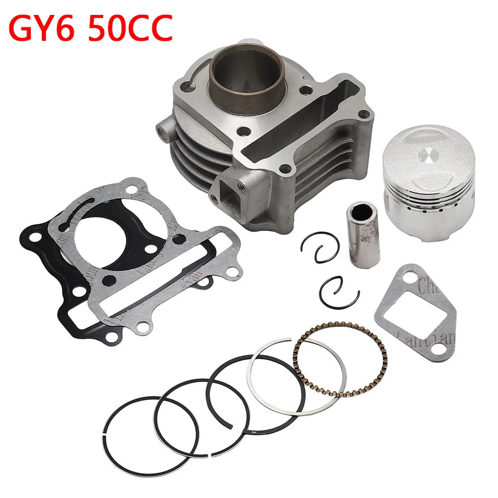 39mm Cylinder Kit with Piston set Replacement for 4 Stroke GY6 49cc 50cc 139QMA 139QMB Engine ATV Quad Scooter Moped