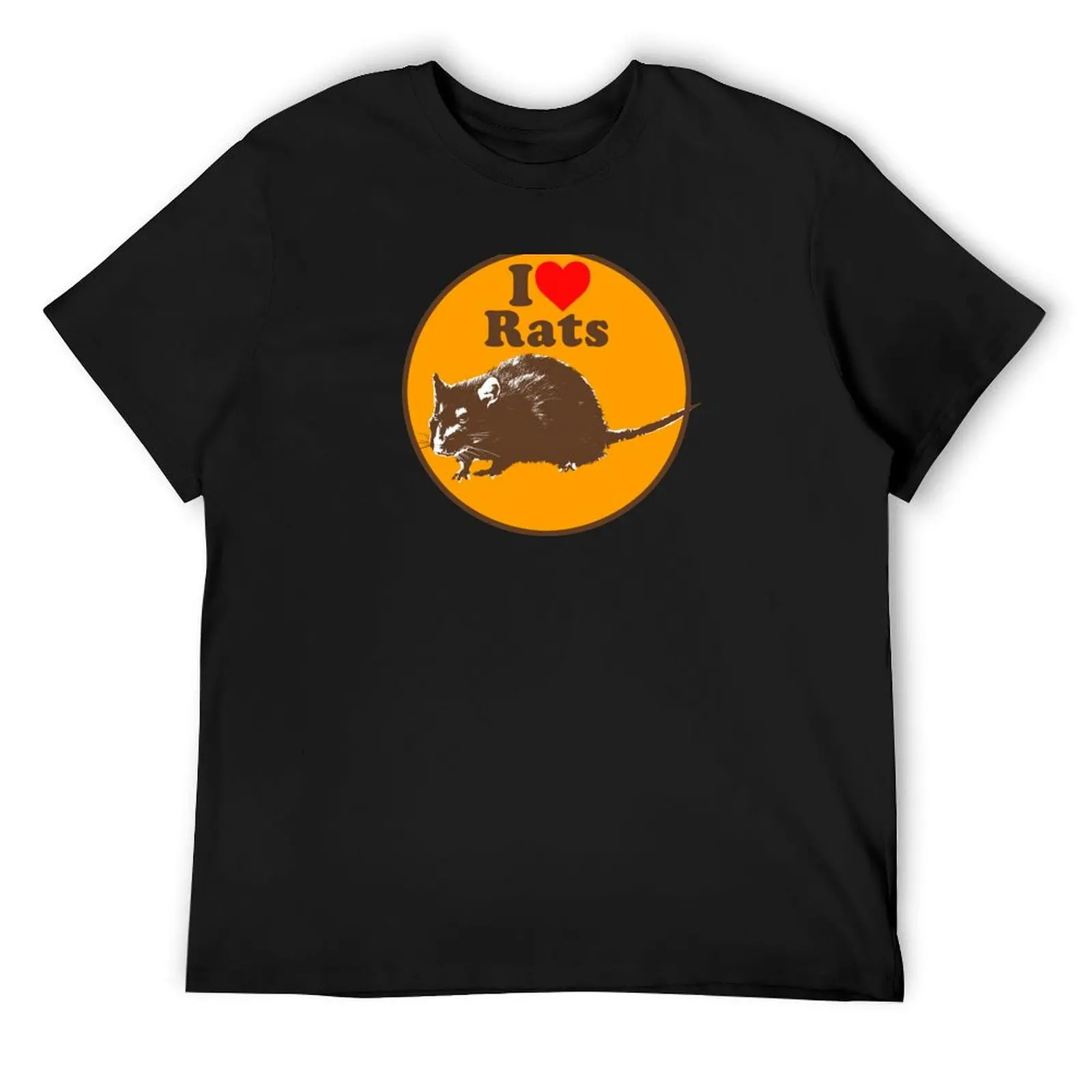 

I love Rats design T-Shirt customs design your own man clothes sports fans new edition mens t shirts top quality