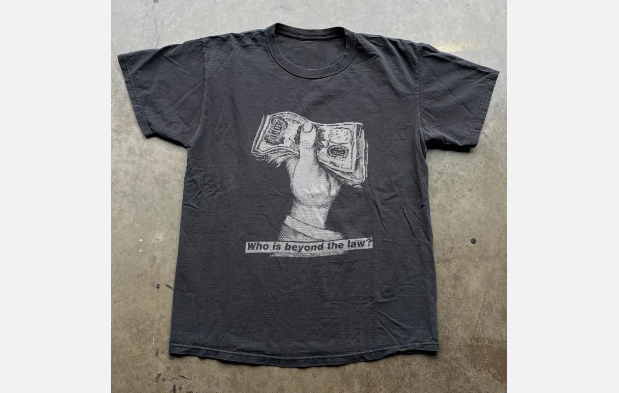 Camiseta Rage Against The Machine 1997 Who Is Beyond The Law, Tamanho  Fan Casual T-shirt, Street Style Outdoor Daily Outfit