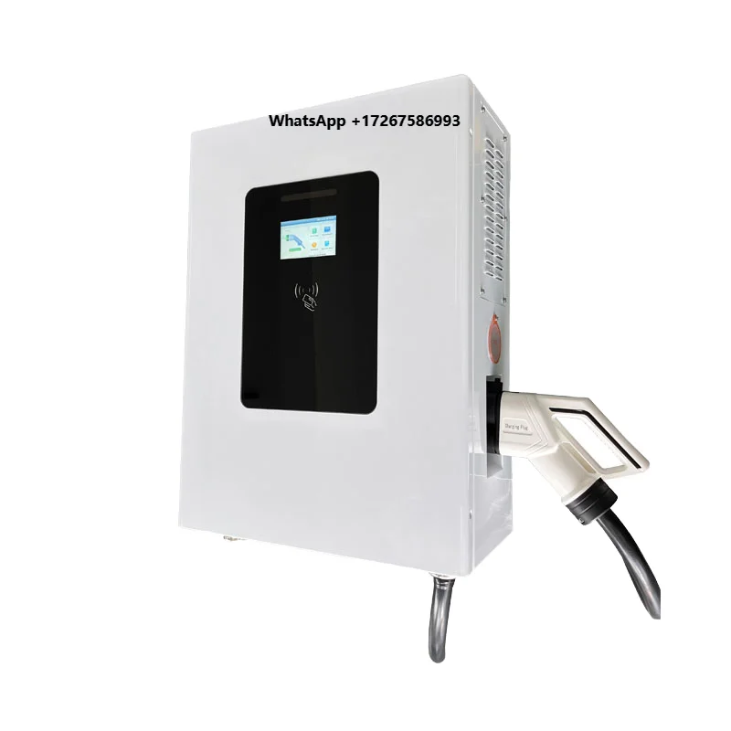 Wall Mounted 20KW 30KW 40KW DC EV Fast Charger OCPP CCS GBT Plug New Electric Car Charging Station