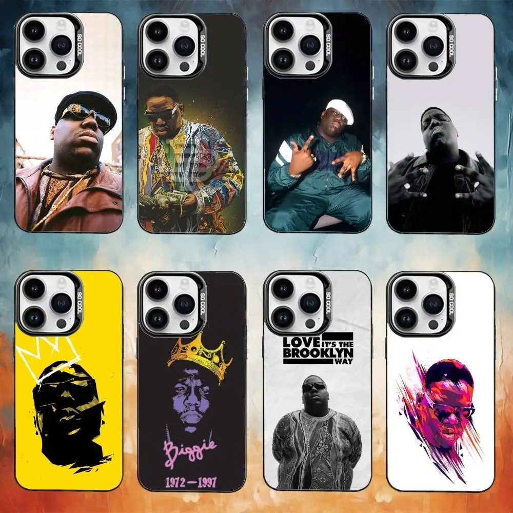 

Biggie Rapper S-Small Phone Case For iPhone17,16,15,14,13,12,11 Plus,Pro Max Black Candy Matte Shockproof Cover