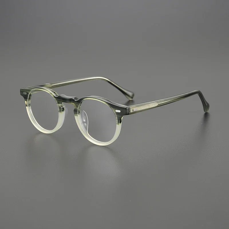 Top Quality Handmade Round Acetate Men Women Vintage glasses frame Exquisite Design glasses frame prescription glasses frame