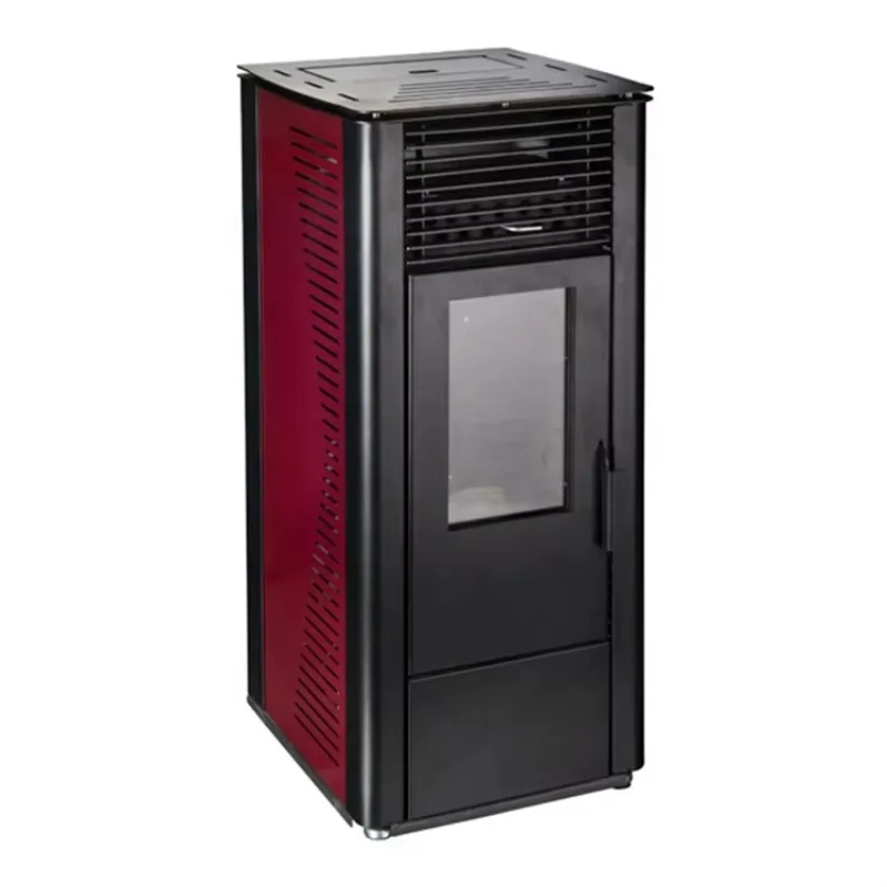 

indoor wood pellet cooking stove for sale red cast iron smokeless portable pellet stove 10kw