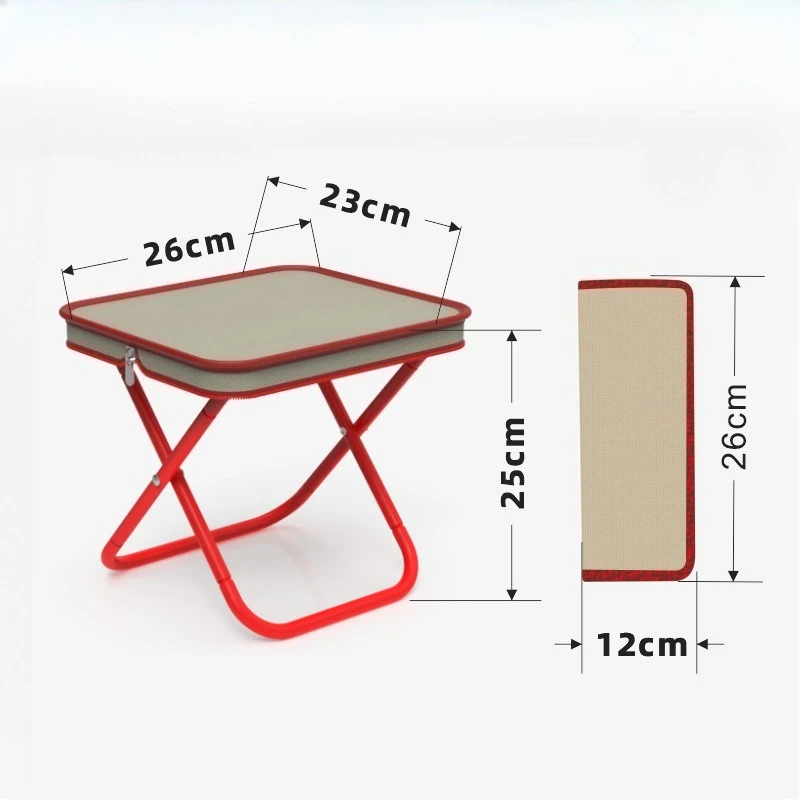 

Folding Stool Camping Lightweight Compact Storage Bags Beach Picnic Fishing Portable Folding Chair Seats Travel Chairs