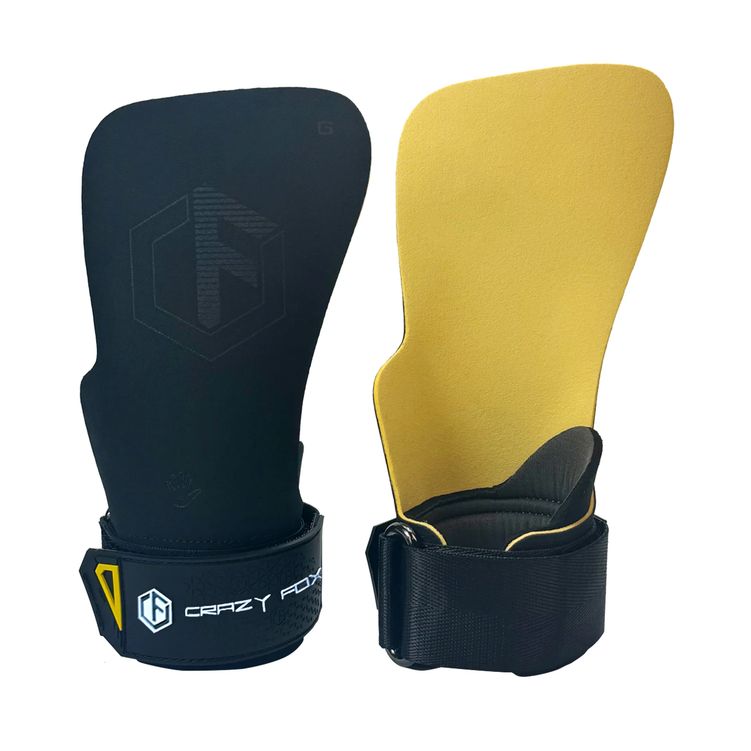 CrazyFox Rubber Gym WOD Grip Light and Resistant Unisex Gym Grip Cross Training Calleras Safety Palm Protection Bear Komplex - Detail Angle #05