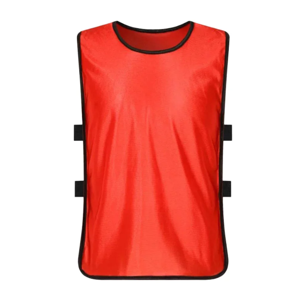 12 PCS Bright Color Training Vest Children Sleeveless Shirt Man Basketball Jersey Bibs