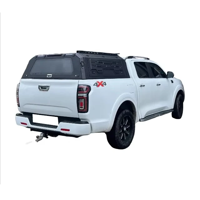 

Cannon Premium Aluminum Heavy-Duty Pickup Canopy Truck Bed Camper Shell Outdoor Work Waterproof Hardtop High Ranger Locking