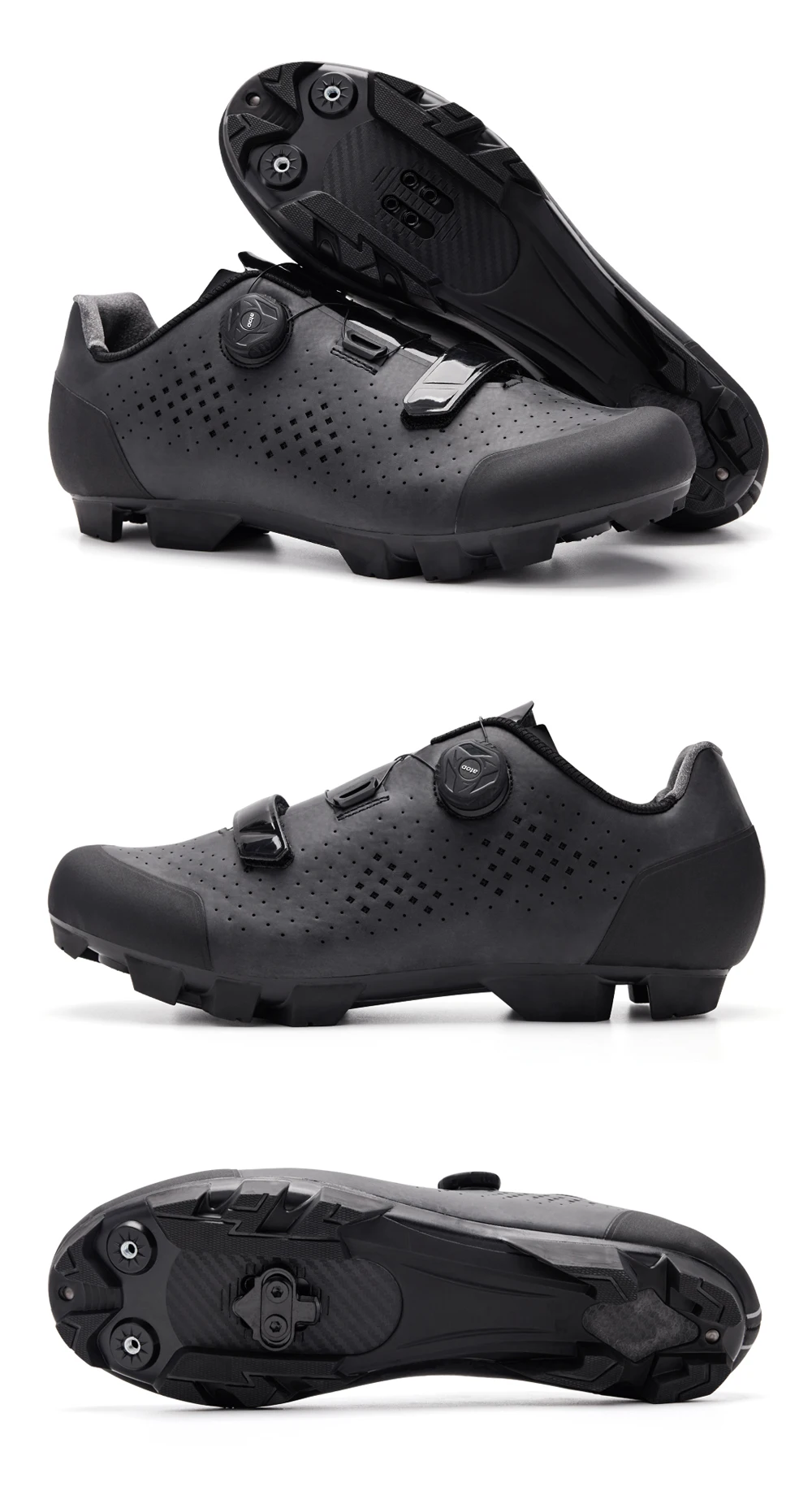 Santic Radfahren MTB Schuhe Männer Professionelle Mountainbike Schloss MTB Radfahren Schuhe Zubehör Atmungsaktive Self-Locking Schuhe – Detail 7
