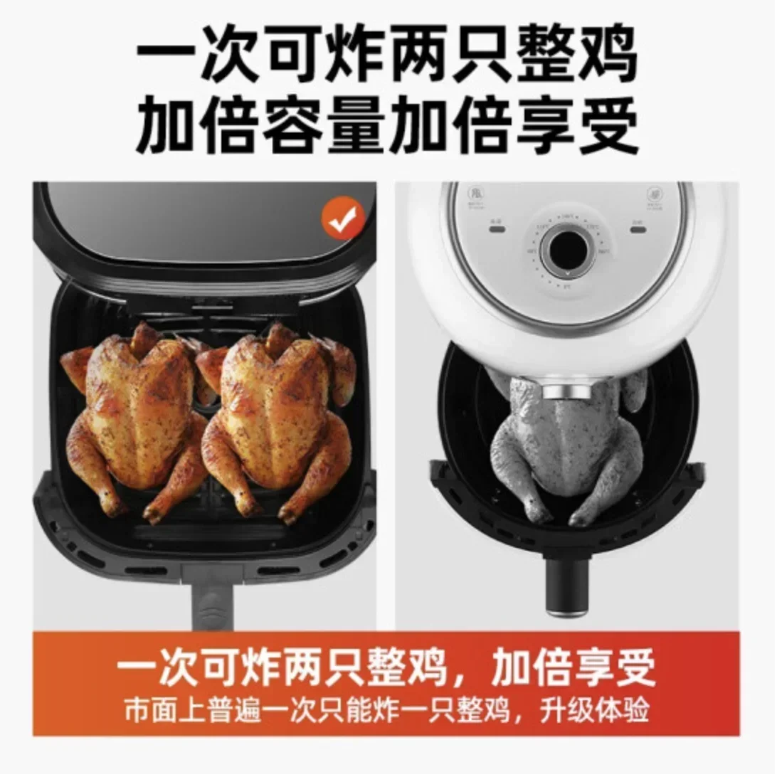 New intelligent household air fryer. Multifunction. Visual. Automatic. Large-capacity. Electric fryer oven all-in-one.