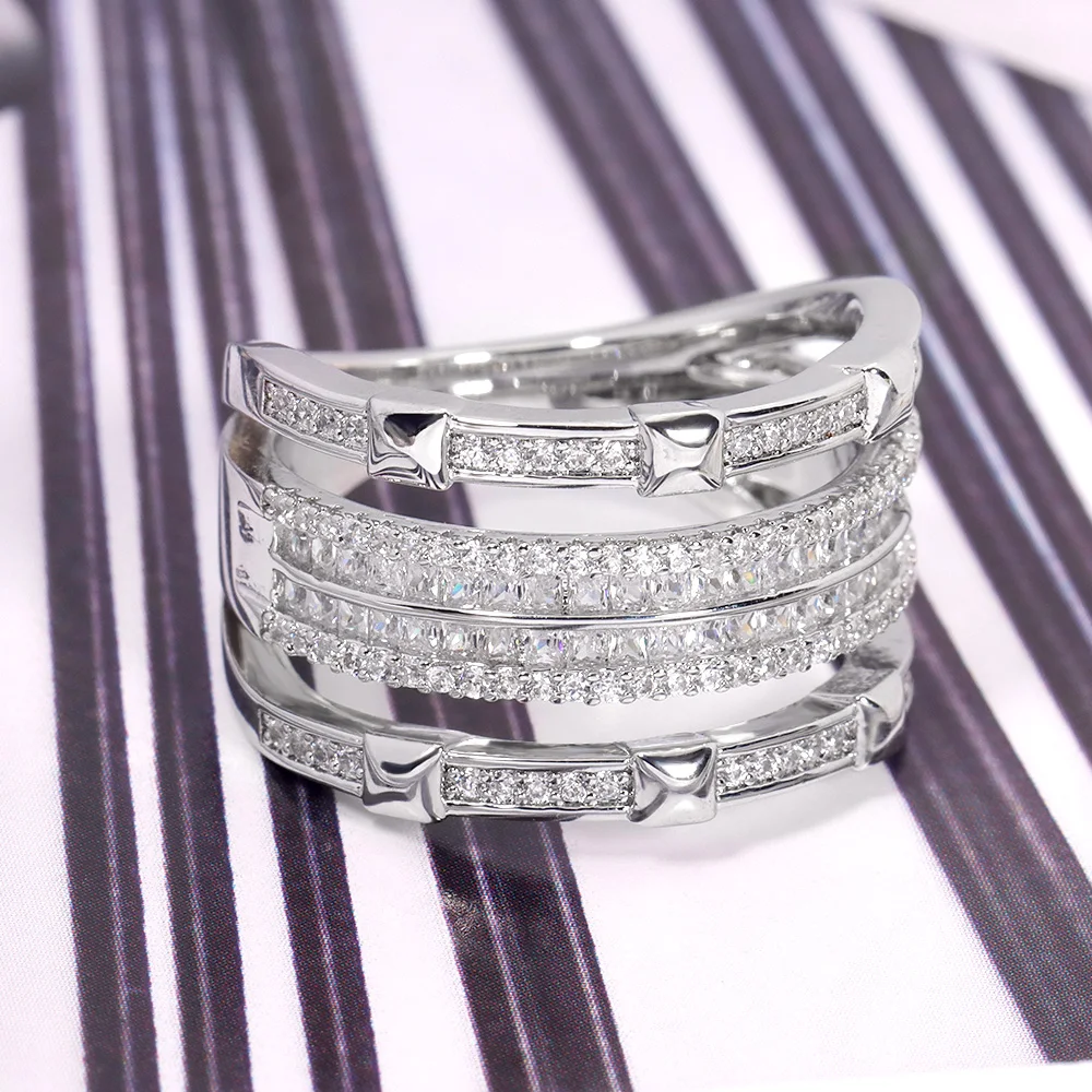 

2025 new popular High Quality AAA+ Cubic Zirconia Romantic and Shiny For Women Wedding Party Gift