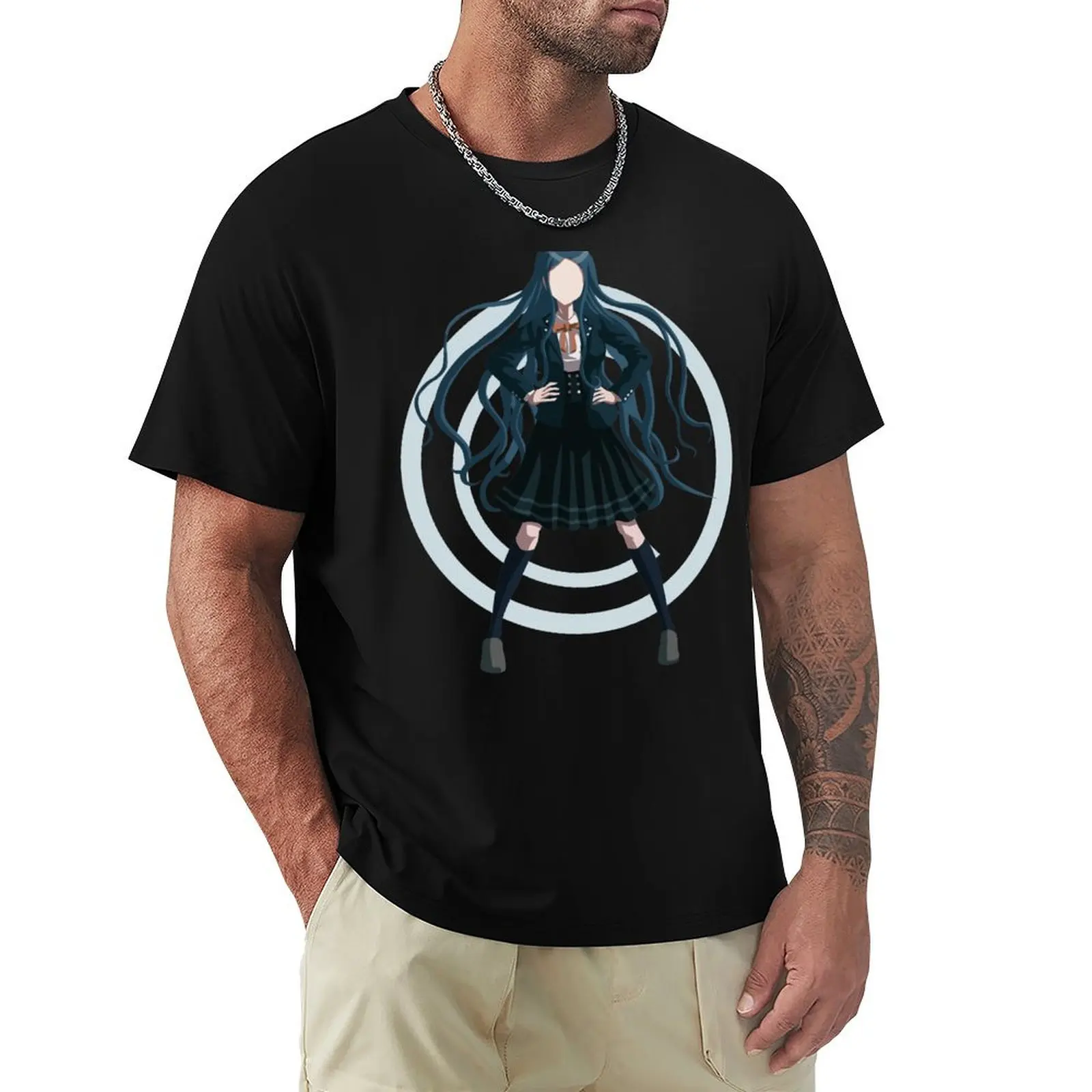 Tsumugi Shirogane - Danganronpa Minimalist Vector Art T-Shirt Sporty Casual Quick Dry T-Shirt