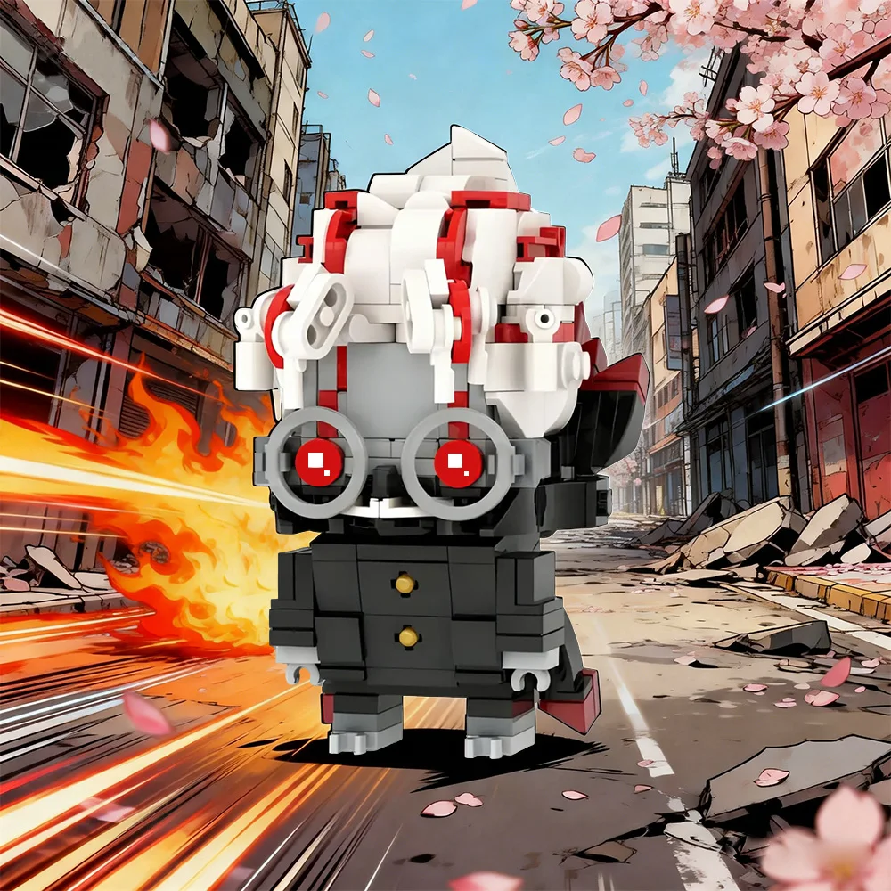 

Gobricks MOC Okarun Demon Building Blocks Model Anime DanDaDan Okarun Demon Action Figures Bricks DIY Assemble Toys Kids Gifts