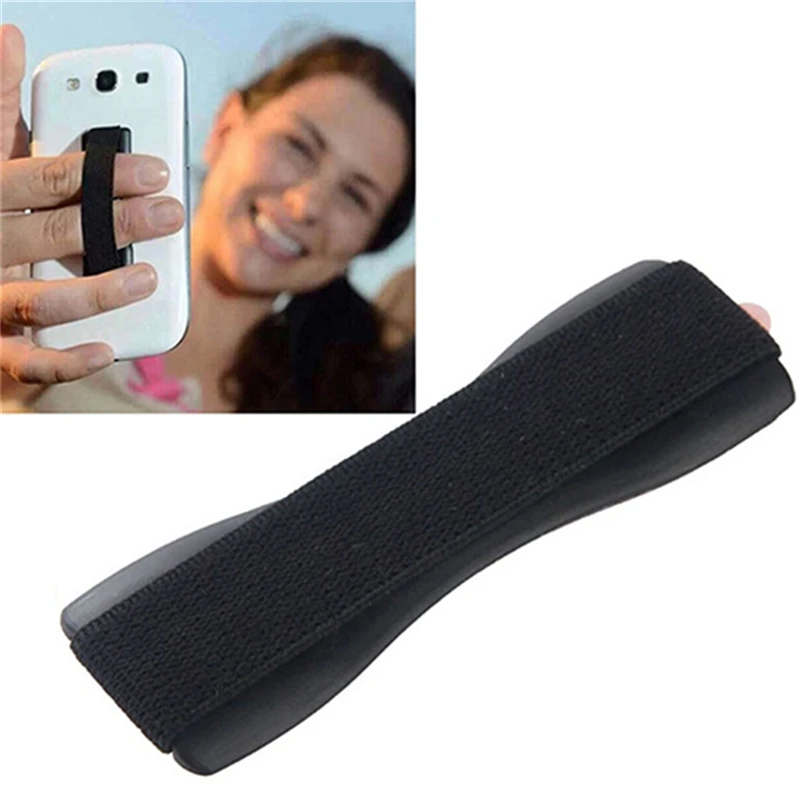 Chic Finger Phone Holder Plastic Sling Grip Anti Slip Stand for Cell Smart Phone