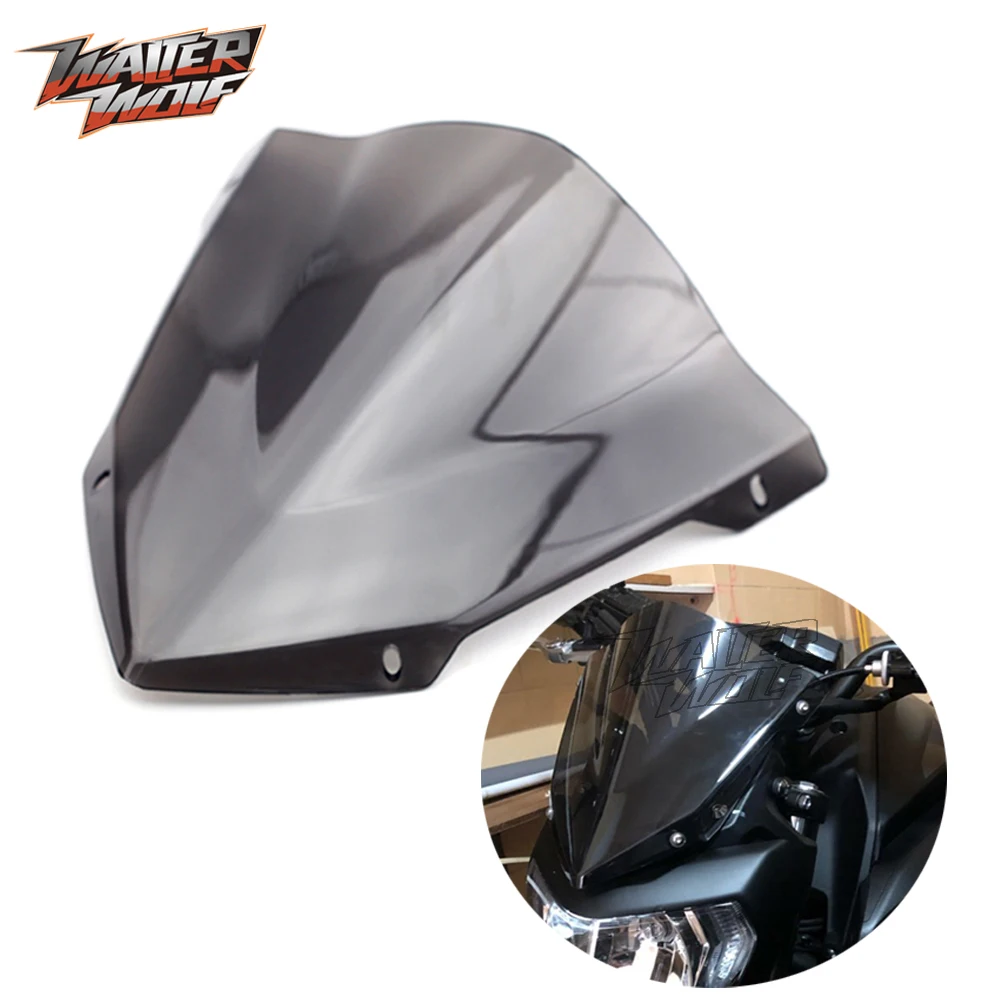 Motorcycle Windshield Windscreen For YAMAHA MT07 FZ07 MT-07 FZ-07 MT FZ 07 2014-2020 Moto Accessories Front Wind Deflectors