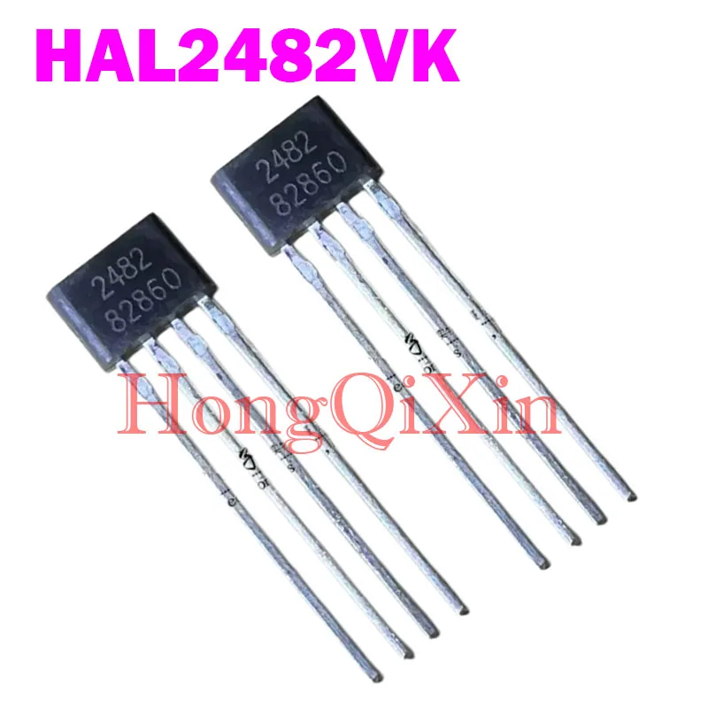 10 PCS/LOT HAL2482VK Dual-Output, Full-Polarity Detection Hall Switch 2482 S North Pole Detection Sensor DIP IC