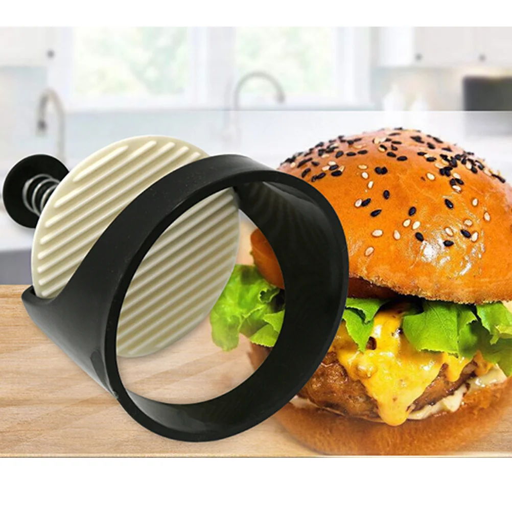 

Burger Press Maker Adjustable Thickness Meat Patty Mold For Beef Tool Durable Cooking Accessory