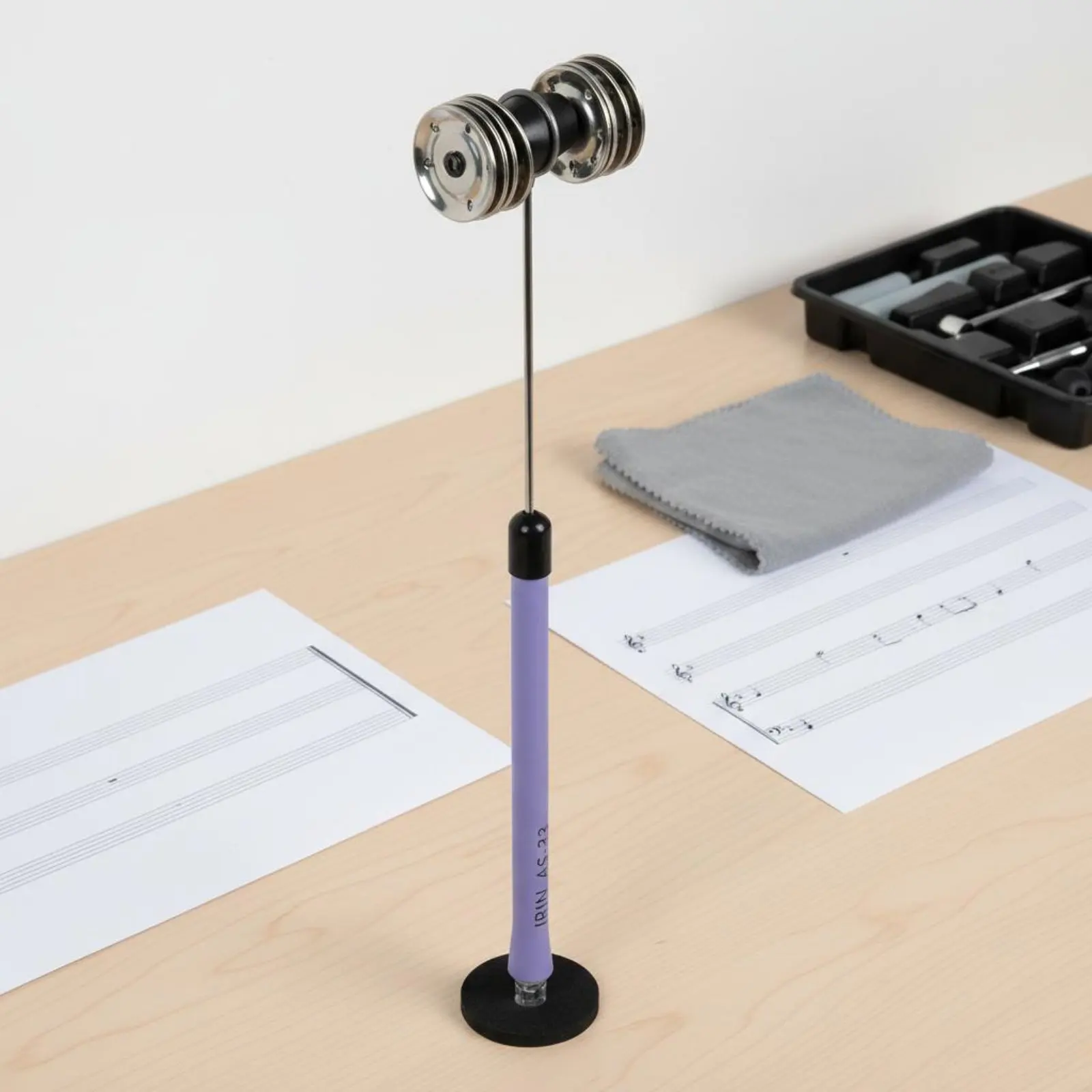 

Double-Ended Drum Brush High-Carbon Steel Percussion Accessory for Drummers