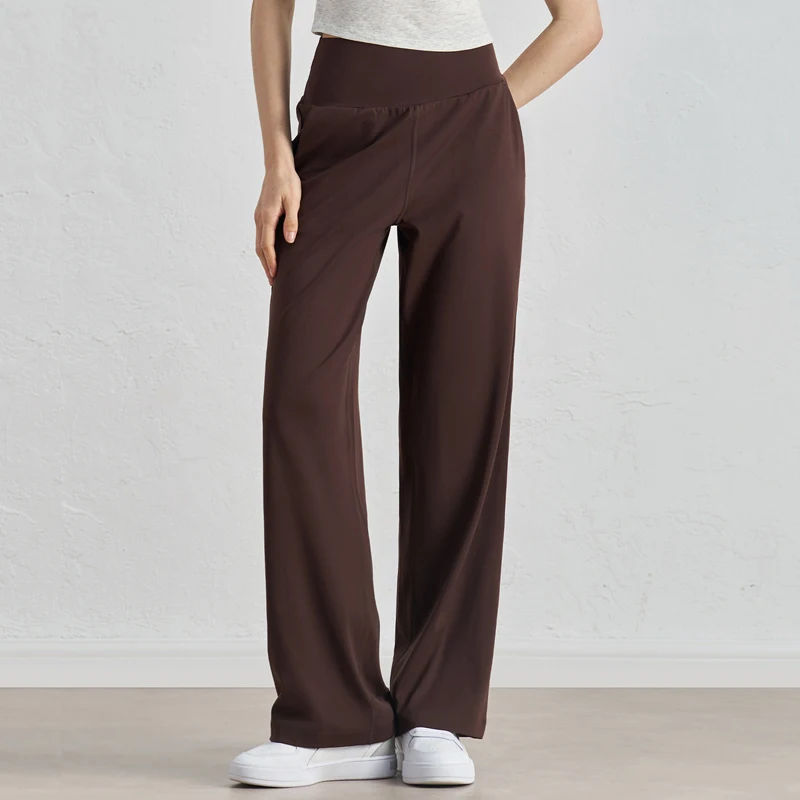 

VITALINOVO Yoga Pants Women Wide Leg Pants with Pockets Buttery Soft High Waisted Dress Pants Comfy Sweatpants Lounge Pants