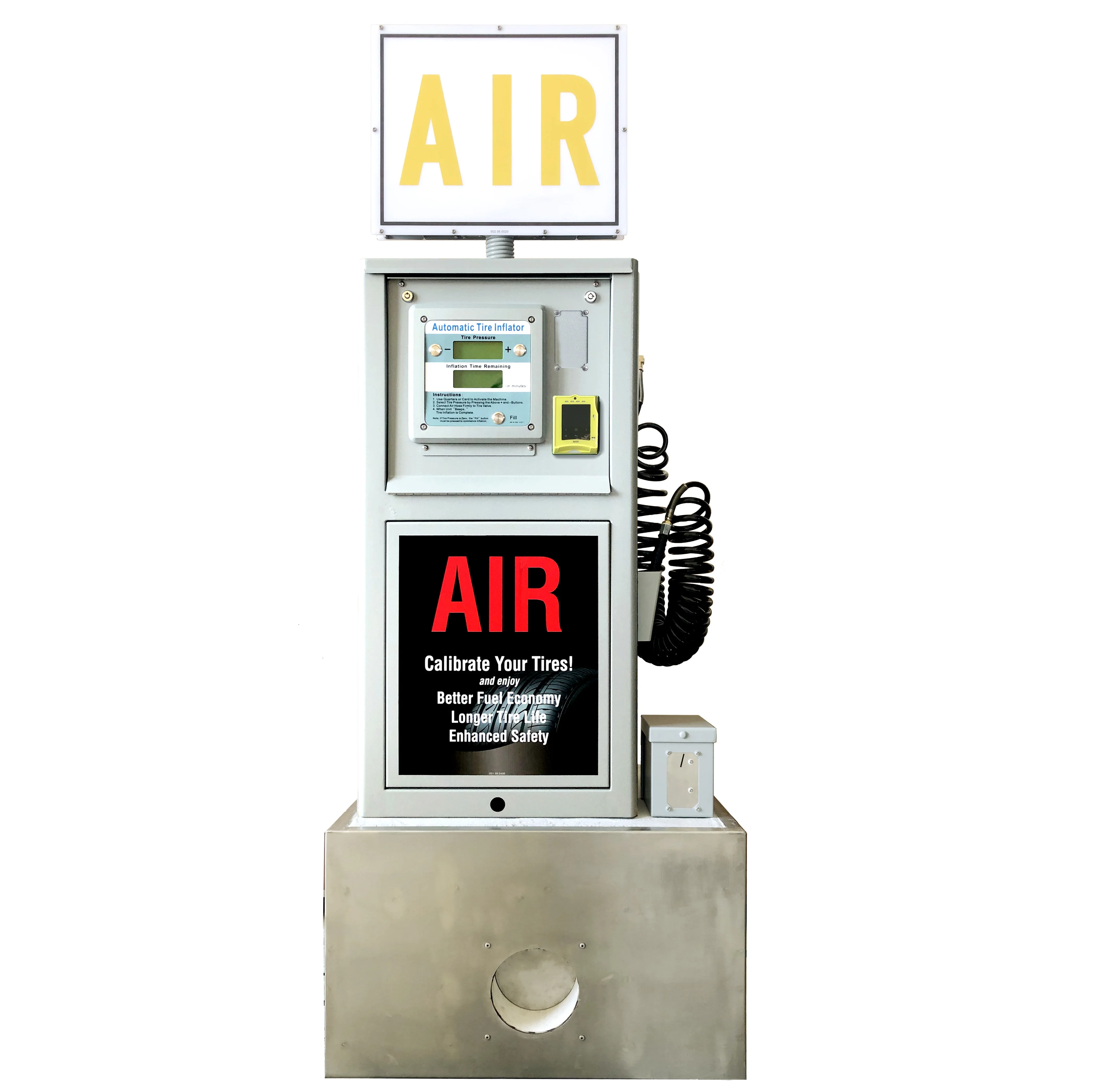 

G5 Outdoor Waterproof Tyre Air Pumps for Petrol Station Self-service Coin-Operated Air Inflation Machine Car Tire Inflators