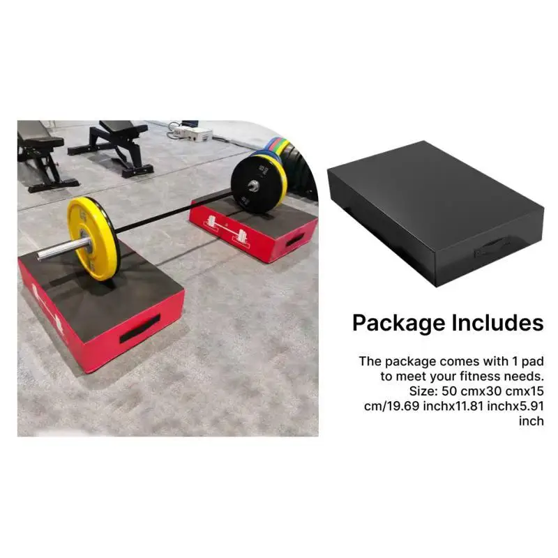 Bench Press Dumbbell Pad Shockproof Barbell Cushion Mat Easy Clean Soundproof Drop Pad for Home Gym Workouts