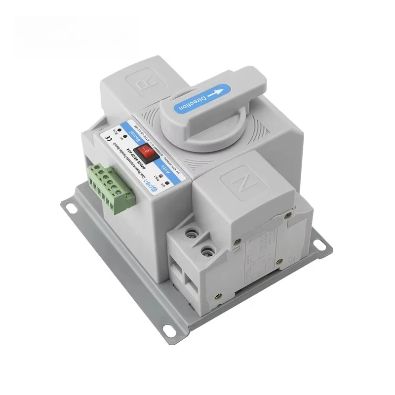 5pcs Din Rail 2P 3P 4P ATS Dual Power Automatic Transfer Switch Electrical Selector Switches Uninterrupted Power 63A 100A