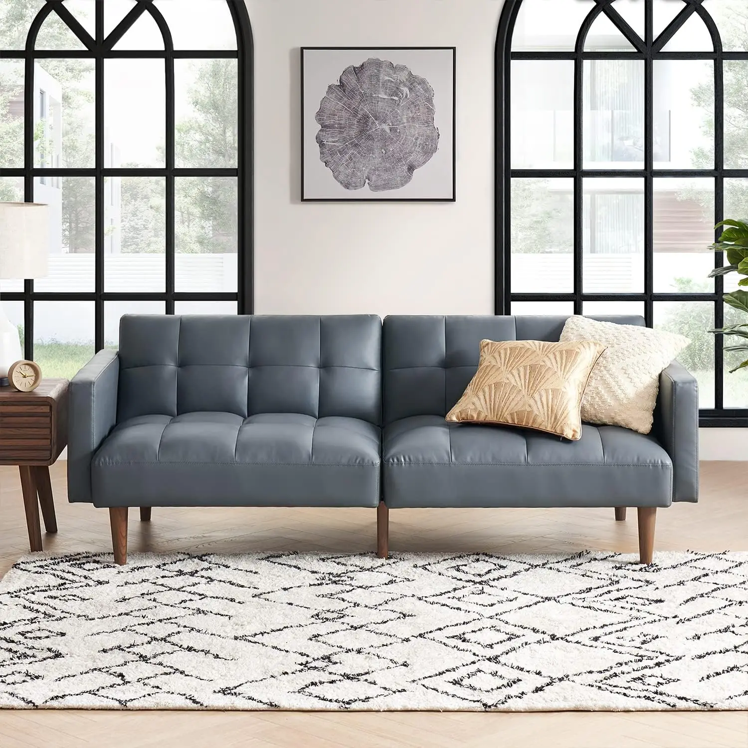 

Aaron Couch, Small Sofa, Futon, Sofa Bed, Sleeper Sofa,Loveseat,Mid Century Modern Futon Couch,Sofa Cama,Couches for Living Room