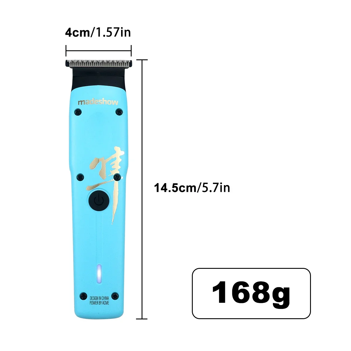 

Madeshow M16 Hair Trimmer for Men Professional DLC Blade Zero Gapped 6500RPM Low Noise DC Motor Hair Trimmer Finishing Machine