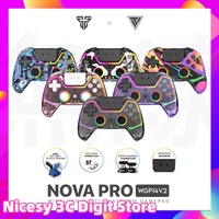 FANTECH WGP14-V2 Gaming Controller RGB Light Bluetooth Wireless Gamepad Hall Effect Joystick Trigger For PS4 PS3/Switch/PC/Phone