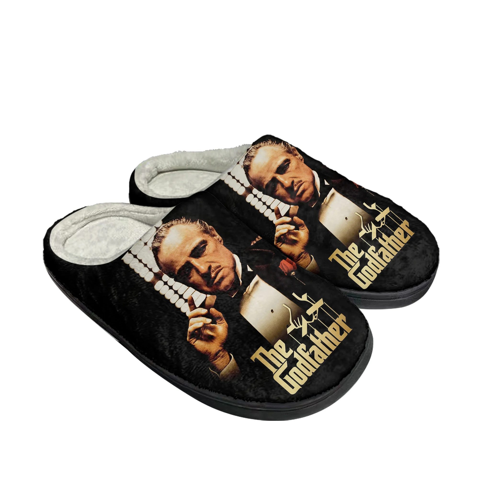 The Godfather Trilogy Home Cotton Custom Slippers Mens Womens Sandals Plush Casual Keep Warm Shoes Thermal Indoor Slipper Shoe