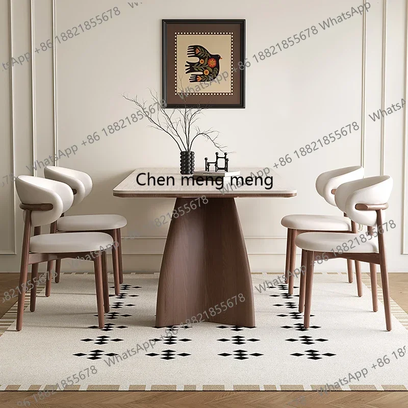 

Discount Newclassic Luxury Dining Table Nordic Modern Italian Center Entrywaydining Table Drinks Designer Wood Muebles Kitchen F