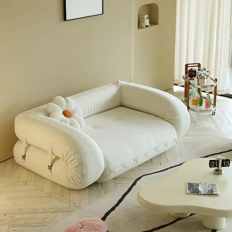 

Sofas Bed Foldable Light Luxury Bedrooms Lounge Chair Nordic Lazy Adults Sofa 2 Plazas Bedroom Furniture