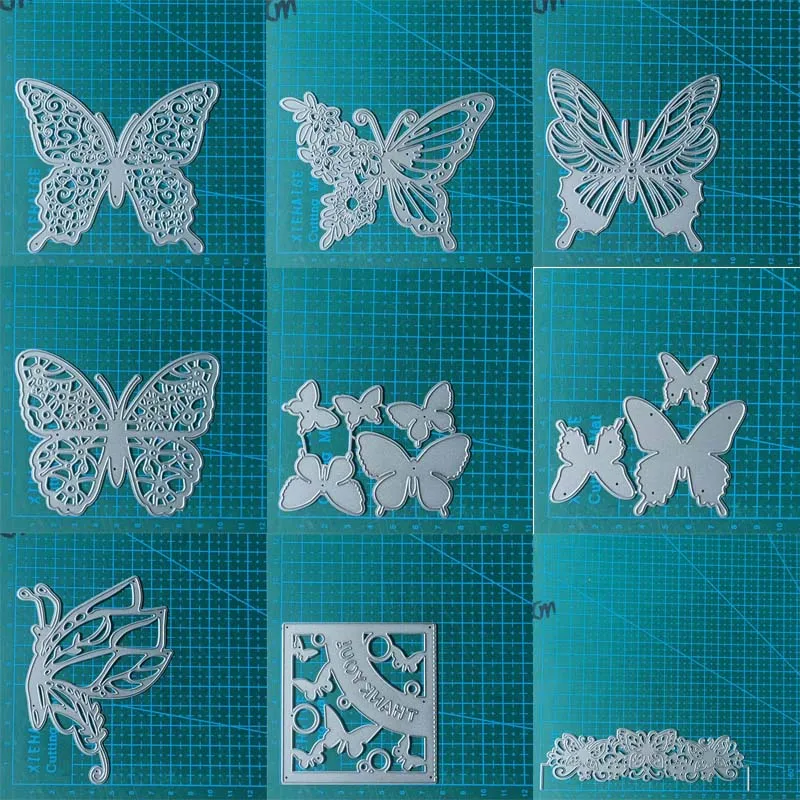 motyl metalowe matryce do wycinania formy Scrapbooking dekoracja papier rzemiosło nóż forma ostrze dziurkacz szablon szablony do wytłaczania