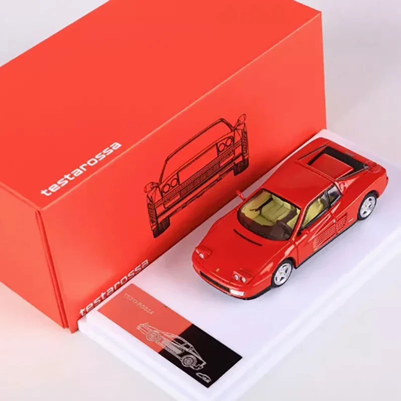 Diecast 1:64 scale Testarossa alloy car models Adult Boy toys Collectibles Souvenirs Gifts static finished ornaments