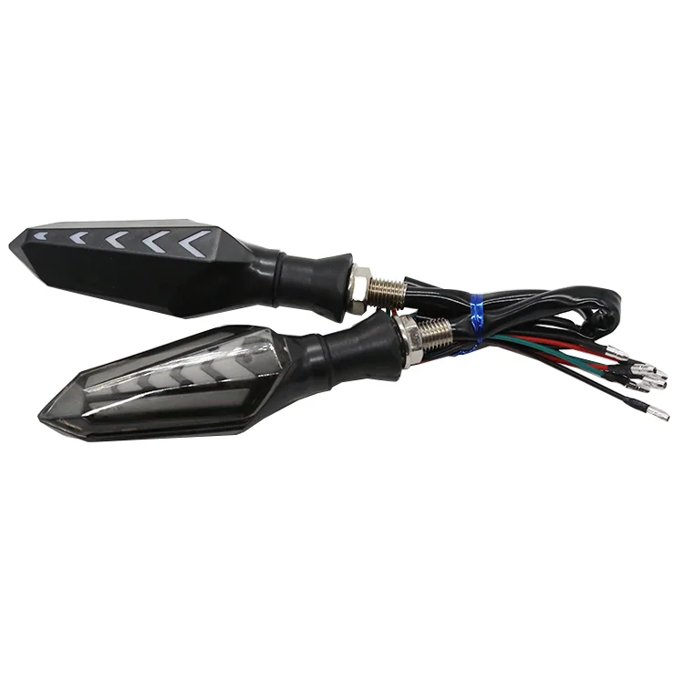 48V LED Three Lines  Electric Bike Turn Signals Water Steering Lamp