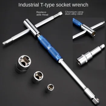 Sechs kant schlüssel für t Griff Sechs kant Inbus für Schlüssels chl üssel Schraubens chl üssel T-Typ Steckschlüssel Reparatur Universal Verlängerung stange