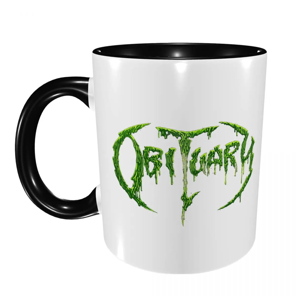 Adult Obituary Band Logo Death Metal Trucker Mug Funny Ceramic Coffee Cups Tea Mugs Milk Cup Drinkware Gifts for Friends