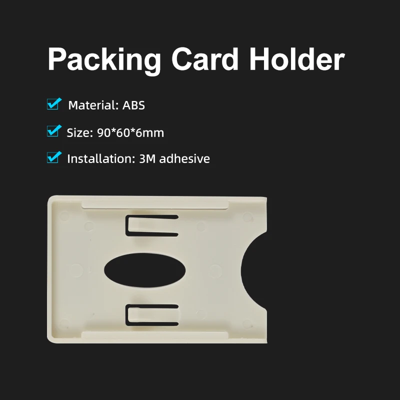 UHF Card Holder With Adhesive or Sucker Can Stick on Vehicle Windshield Glass Wwindscreen MOQ 100pcs