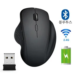 Wireless Mouse Ergonomic Computer Mouse PC Optical Mause with USB Receiver 6 buttons 2.4Ghz Wireless Mice 1600 DPI For Laptop