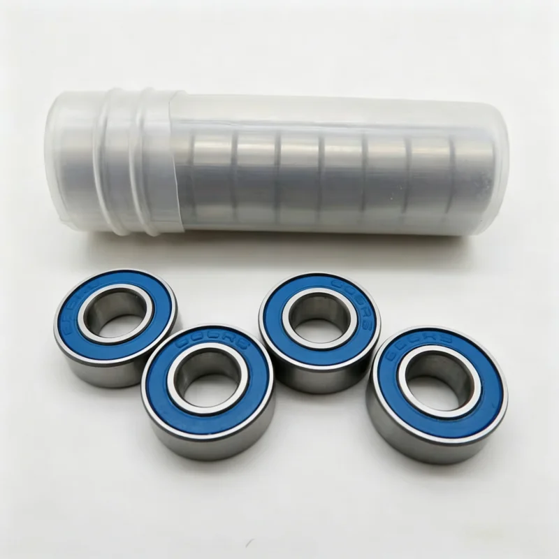 100 Stück ABEC-3 686-2RS 6x13x5mm L-1360D Boutique Kugellager, staubdicht abgedichtet, blau – Detail 1