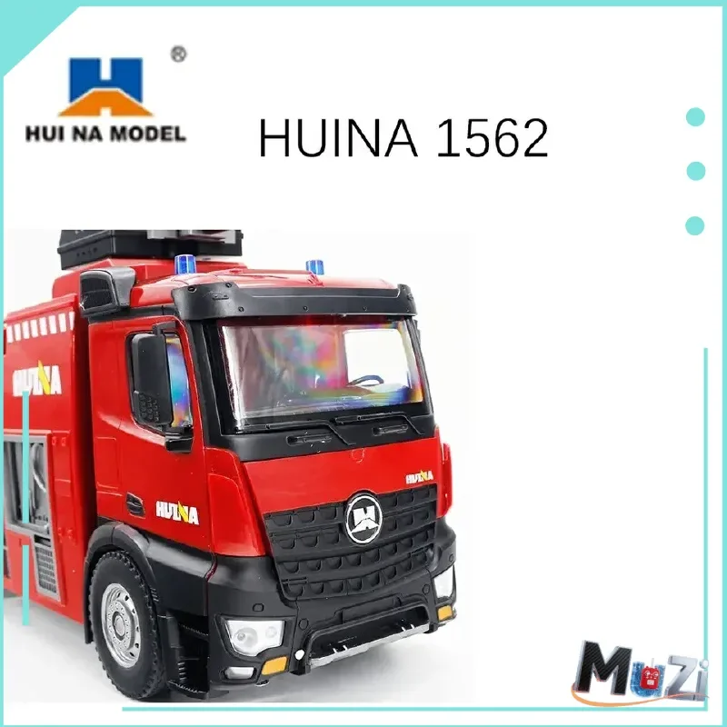 HUINA RC Camion dei pompieri Scatola Acqua Spruzabile Telecomando 1/14 Bilancia 1562 RC Modello di Auto Giocattoli All'aperto Regali Per Bambini TH18050