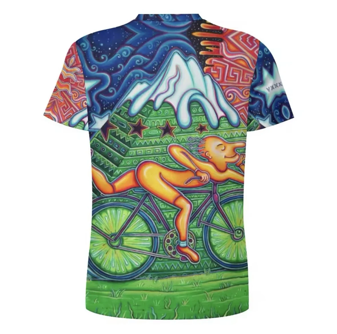 New Loose Breathable Albert Hoffman Bike Day T-Shirt 1943 Cycle Lsd Trip Acid Day O-Neck Fashion T-Shirt Summer Man Plus Size