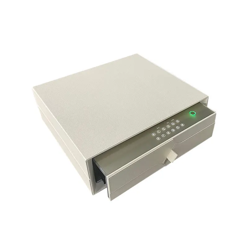 

Household Small Hidden Safe Microfiber Leather Design Digital Password Drawer Furniture Hidden Safe